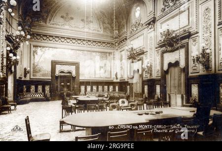 Salle Touzet - Casino de Monte Carlo (Trente et Quarante). Stockfoto