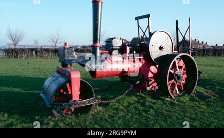 Hersteller: Aveling & Porter Typ: Straßenwalze Nummer: 10510 gebaut: 1923 Zulassung: PR 509 Klasse: C Zylinder: Single NHP: 4 Stockfoto