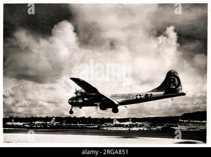 Enola Gay, Flugzeug, das 1945, im Zweiten Weltkrieg, die Atombombe auf Hiroshima, Japan abwarf Stockfoto