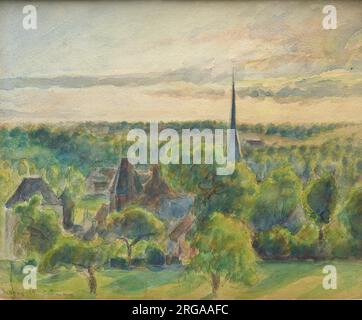 Landschaften am Eragny 1890 von Camille Pissarro Stockfoto