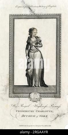 Prinzessin Frederica Charlotte von Preußen, Herzogin von York (1767-1820) Stockfoto