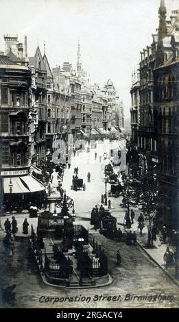 Corporation Street, Birmingham. Stockfoto