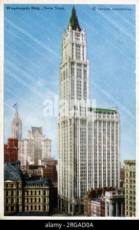 Das Woolworth Building, Manhattan, New York City, NY, USA. Stockfoto