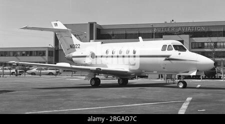 Hawker Siddeley HS-125-1A/522 N10122 (msn 25029, ex G-ATAZ), von H.C.Porter Co. Aus Pittsburgh. 13.05.65: G-ATAZ - Hawker Siddeley Aviation Ltd. 15.05.65: N10122 Stockfoto