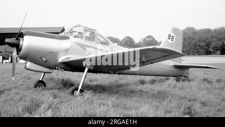 Percival P.56 Provost G-ASMC (msn PAC/F/417), Rennnummer „88“ bei Wolverhampton - Pendleton. Stockfoto