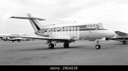 Hawker Siddeley HS-125-1A/522 N756 (msn 25102). Von der Cleveland Cliffs Iron Company, in Las Vegas. Stockfoto