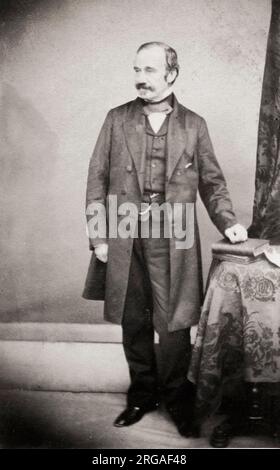 Vintage 19. Jahrhundert Foto: Generalleutnant Sir James Outram, 1. Baronet, GCB, KCSI war ein englischer General, der in der indischen Rebellion von 1857 kämpfte. Stockfoto