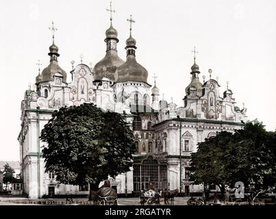 C 1890 s Russland - Kiew Pechersk Lavra oder Kiew Pechersk Lavra, das Kiewer Höhlenkloster Stockfoto