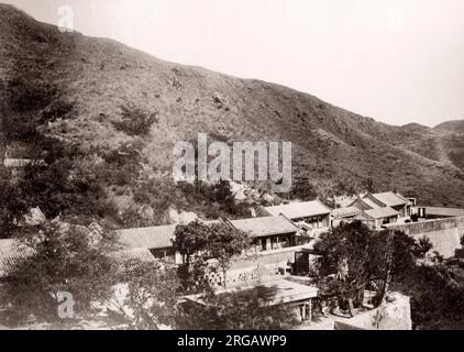 Jahrgang 19. Jahrhundert foto China c 1880 s, wahrscheinlich Peking, Peking Bereich Stockfoto