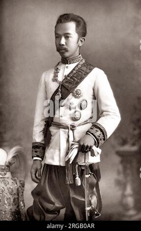 Kronprinz von Siam, Thailand, c 1890 Stockfoto