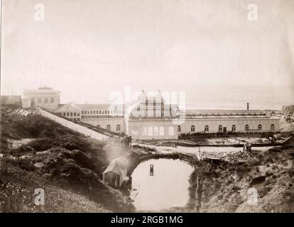 Im frühen 20. Jahrhundert vintage Pressefoto - Sutro-bäder San Francisco, Kalifornien, USA, ca. 1920 s Stockfoto