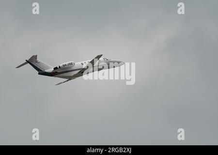 Zürich, Schweiz, 19. Mai 2023 9A-JSE Cessna Citation CJ2 Geschäftsflugzeug kurz nach dem Start von Landebahn 10 Stockfoto