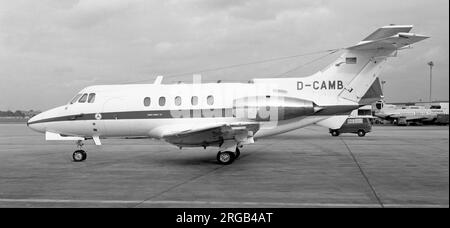 Hawker-Siddeley HS-125-3B/RA D-CAMB (msn 25157). Stockfoto