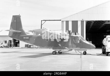 Government Aircraft Factories (GAF) N.22B Nomad VH-UVE (msn N22B-133, RTAF - 46121) der Royal Thai Air Force, vor der Auslieferung. Stockfoto