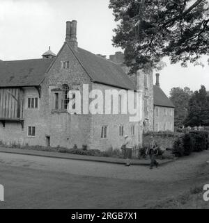 Ightham Mote, Kent - ein mittelalterliches Herrenhaus. Stockfoto