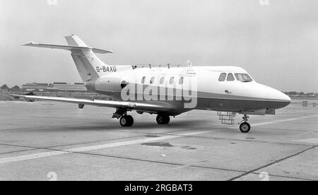 Hawker Siddeley HS.125 Series 1B/521 G-BAXG (msn 25063), von Merlot International Aviation Ltd Stockfoto