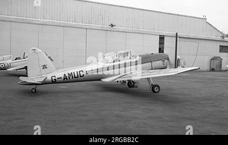 De Havilland DHC-1 Chipmunk 21 G-AMUC (msn C1/0824), Air Service Training Ltd., Hamble Airfield. Stockfoto