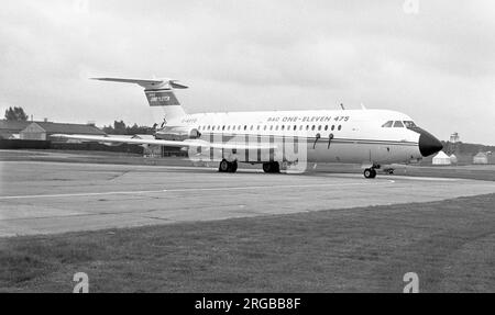 British Aircraft Corporation One-11 475 Prototyp G-ASYD (msn 053) am Flughafen Hurn, am 25. Januar 1973. Stockfoto