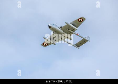 Geschwader der norwegischen Luftwaffe - de Havilland Vampire FB.52, Stockfoto