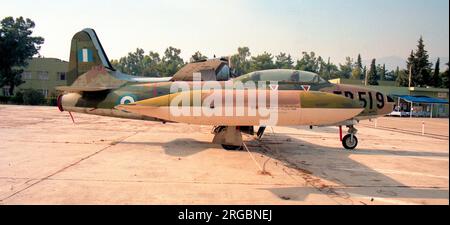 Lockheed T-33A-5-LO 58-0519 (MSN 580-1488), ausgestellt im Hellenischen Luftwaffenmuseum, auf Tatoi ab, Dekeleia, Griechenland Stockfoto