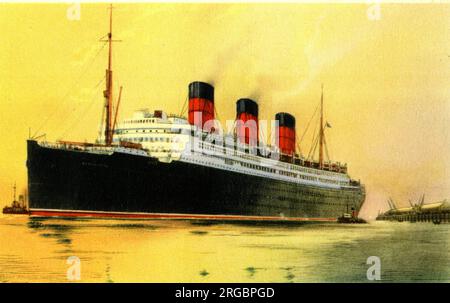 RMS Berengaria, Cunard White Star Stockfoto