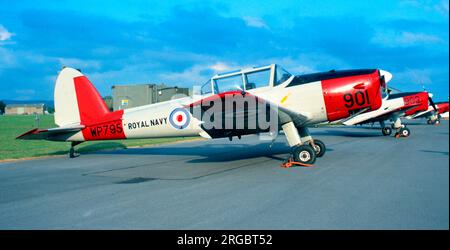 Royal Navy - de Havilland Canada DHC.1 Chipmunk T.10 WP795 (msn C1/0687). Stockfoto