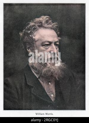 WILLIAM MORRIS (1834 - 1896), englischer Dichter und Künstler. Stockfoto