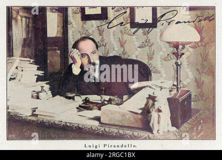 LUIGI PIRANDELLO, italienischer Schriftsteller, Dramatiker und Dozent, verlieh 1934 den Literaturnobelpreis Stockfoto