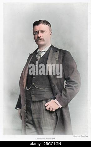 THEODORE ROOSEVELT (1858-1919), 26. US-Präsident im Jahr 1902 Stockfoto