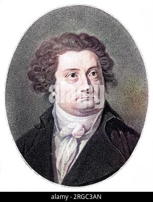 AUGUST WILHELM IFFLAND (1759-1814), deutscher Schriftsteller und Schauspieler. Stockfoto