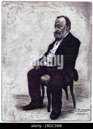 GOTTFRIED KELLER Schweizer-deutscher Schriftsteller Stockfoto