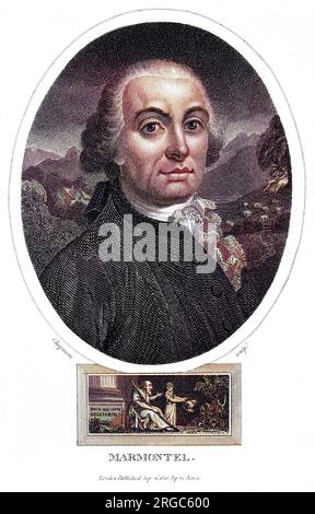 JEAN FRANCOIS MARMONTEL, französischer Schriftsteller Stockfoto