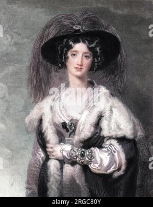 JULIA (Nee Floyd) PEEL Ehefrau von Sir Robert Peel (der jüngere) Stockfoto