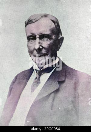 JOHN DAVISON ROCKEFELLER American Financier, Leiter der Standard Oil Companies „wahrscheinlich der reichste Mann im materiellen Reichtum, der je gelebt hat“. Stockfoto