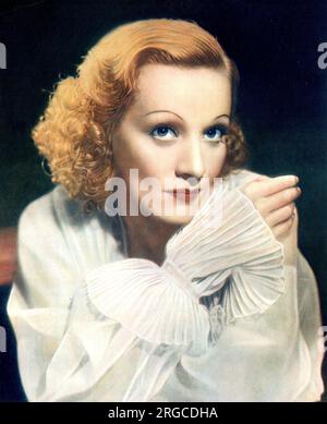 Marlene Dietrich, deutsch-amerikanische Filmschauspielerin und Sängerin Stockfoto