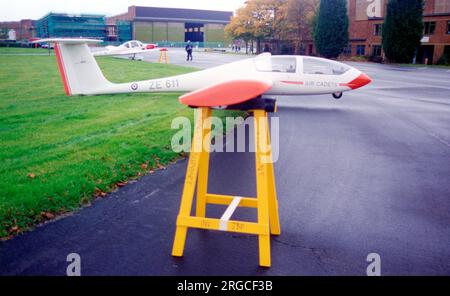 Luftkadetten - Grob Viking T.1 ZE611 (msn 33960-K-193). Twin Astir II zur Verwendung mit Air Cadet. Stockfoto