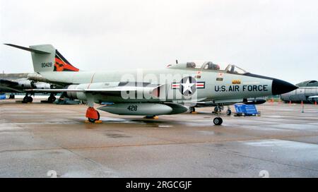 McDonnell GF-101B Voodoo 59-0428 (msn 752), ausgestellt im Air Mobility Command Museum, Dover AFB, Delaware. Stockfoto