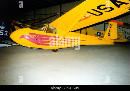 United States Air Force - Schweizer SGS 2-33 N1191S (msn 5) der USAF Flight Academy in Colorado Springs. Stockfoto