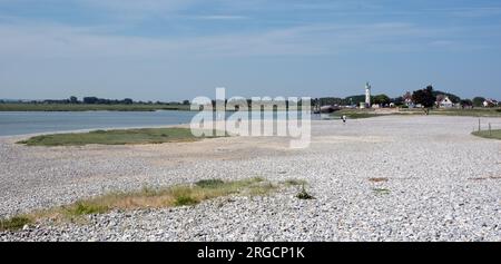 Baie de Somme Le Hourdel Stockfoto