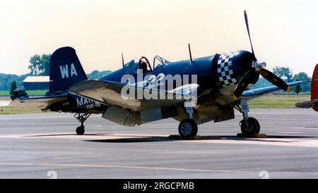 Goodyear FG-1D Corsair N700G (msn 3117, ex 88303), des Flying Heritage and Combat Panzermuseum. Stockfoto