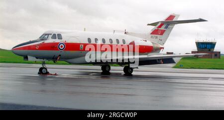 Royal Air Force — Hawker Siddeley Dominie T.1 XS738/U (msn 25072), vom 6 FTS, Stockfoto