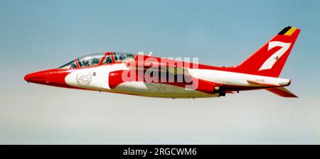 Force Aerienne Belge - Dassault/Dornier Alpha Jet 1B.. (Force Aerienne Belge - Belgische Luftwaffe). Stockfoto