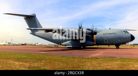 Luftwaffe - Airbus A400M-180 Atlas 54+06 (msn 041), vom LTG 62, auf der Royal International Air Tattoo - RAF Fairford, 14. Juli 2017. Stockfoto