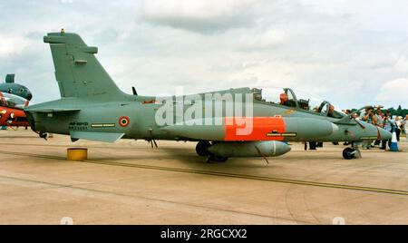 Aeronautica Militare - Aermacchi MB.339CD MM55081 (msn 6950), 213 Gruppo, auf der Royal International Air Tattoo - RAF Fairford, 18. Juli 2003. (Aeronautica Militare - Italienische Luftwaffe) Stockfoto