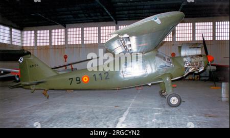 Fuerza Aerea Espanola - CASA 127 U.9-04 - 79-112 (msn 04), im Einsatz als Segelschlepper an der SPAF-Gleitschule. (Fuerza Aerea Espanola - Spanische Luftwaffe). Stockfoto