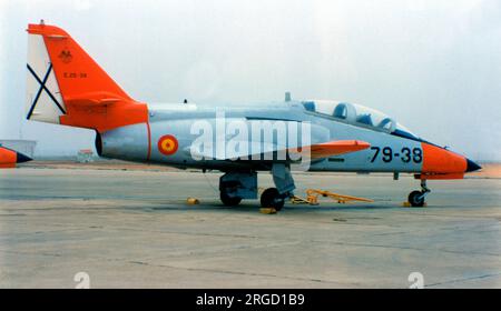 Fuerza Aerea Espanola - CASA C-101EB Aviojet E.25-38 / 79-38 (msn EB01-28-038), Ala 79. (Fuerza Aerea Espanola - Spanische Luftwaffe) Stockfoto