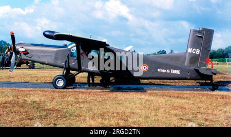 Aviation legere de l'armee de Terre - Pilatus PC-6/B2-H4 Turbo-Porter MCB / F-MMCB (msn 888). (Aviation legere de l'Armee de Terre - ALAT - Army Light Aviation). Stockfoto