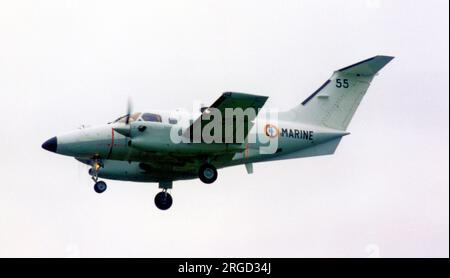 Aeronavale - Embraer EMB-121 Xingu 55 (msn 121-055) (Aeronavale - Aeronautique Navale - French Naval Aviation) Stockfoto