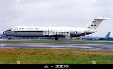United States Navy - McDonnell Douglas C-9B Skytrain II 159118 (MSN 47585 / 698), of VR-56. Stockfoto