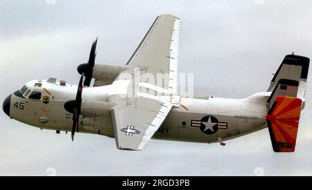 Marine der Vereinigten Staaten - Grumman C-2A Greyhound 162168 (MSN 48). Stockfoto